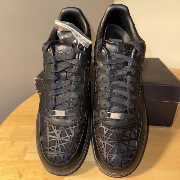 Nike Air Force 1 Supreme Max Air Birds Nest Size 13 Black Custom 318772-002